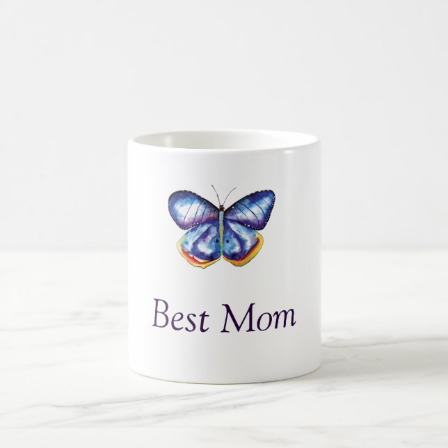 De Café A melhor mosca-da-mãe desenhando caneca (Centro)
