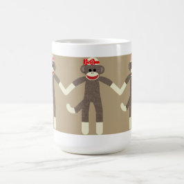 De Café A peúga da menina Monkeys a caneca