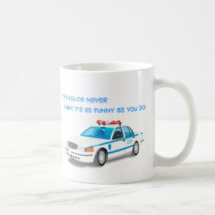 De Café A polícia Humor a caneca
