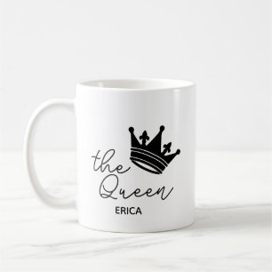 De Café A rainha Caneca Personalizada Coroa Presente espos