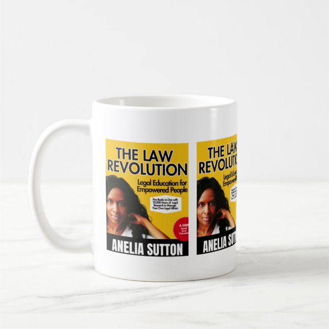 De Café A Revolução da Lei - Caneca com Capa do Livro (Esquerda)