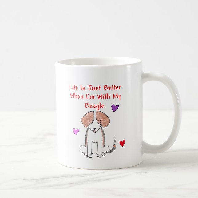 De Café A vida do lebreiro é apenas melhor caneca (Direita)