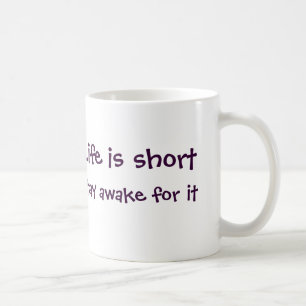 De Café A vida é caneca curta