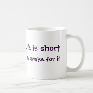 De Café A vida é caneca curta