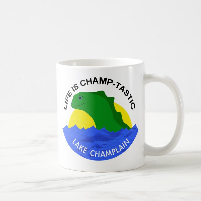 De Café A vida é caneca do Campeão-tastic (Direita)
