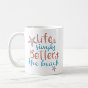 De Café A vida é simplesmente melhor na caneca da praia