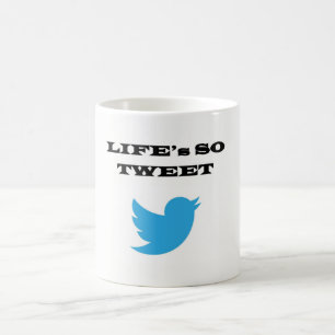 De Café A vida é uma caneca do TWEET
