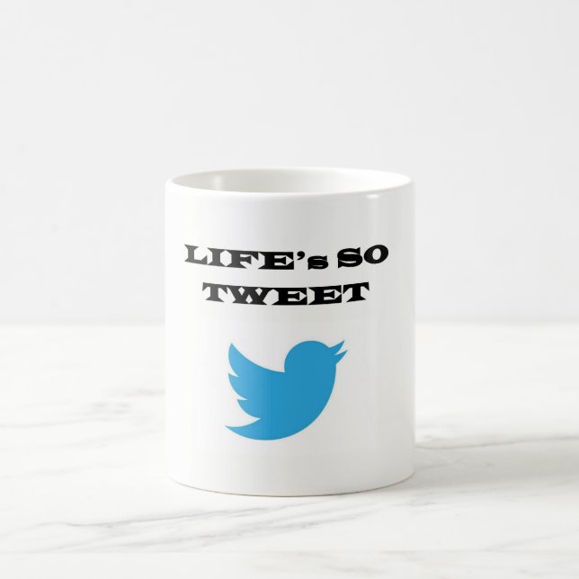 De Café A vida é uma caneca do TWEET (Centro)