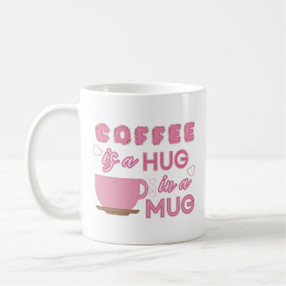 De Café Abraço Em Uma Caneca
