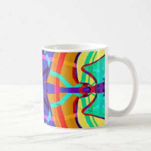 De Café Abstrato e na caneca da cor
