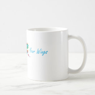 De Café Acredite em sua caneca das asas