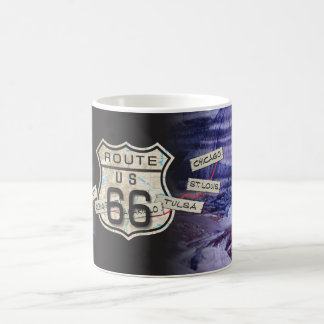 De Café adicione sua caneca 2 da rota 66 das fotos