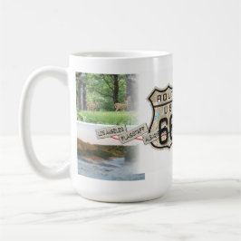 De Café adicione sua caneca da rota 66 das fotos