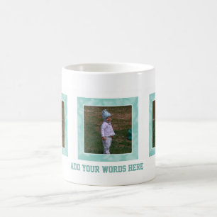 De Café Adicione sua imagem: Esverdeie a caneca moldada