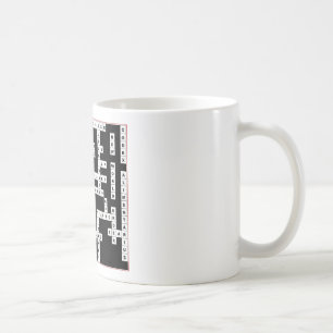 De Café AGORA caneca das palavras cruzadas