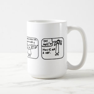De Café Agora eu sou uma caneca do veterinário