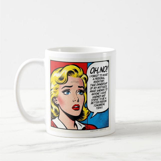 De Café Ah Não, Eu Esqueci - feminino - Caneca (Esquerda)
