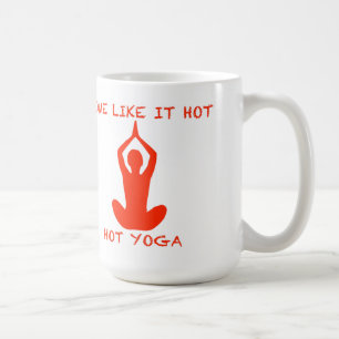 De Café Alguns gostam d grande caneca da ioga quente