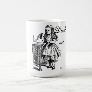 De Café Alice no país das maravilhas "bebe-me" caneca