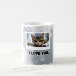 De Café Ame-o caneca cinzenta feita sob encomenda da foto