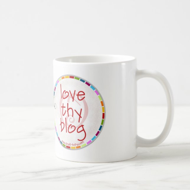 De Café Ame Thy blogue - caneca maior (meu fave) (Direita)