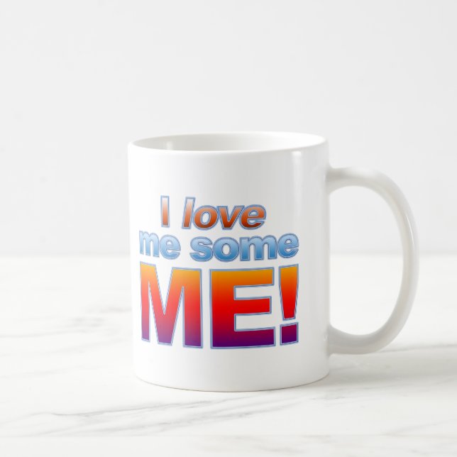 De Café Amo-Me Um Pouco! Caneca (Direita)