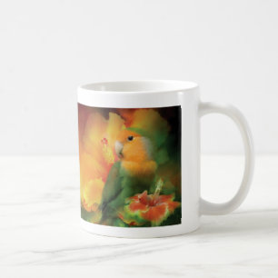 De Café Amor entre a caneca do hibiscus