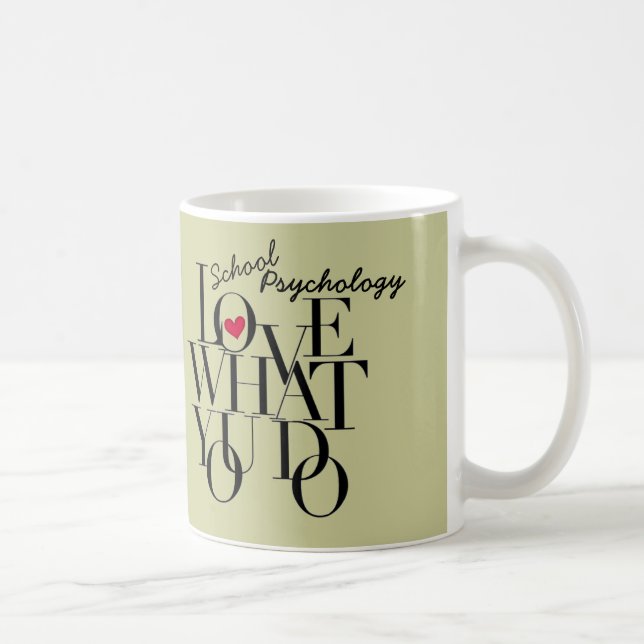 De Café Amor o que você faz a caneca da psicologia da (Direita)