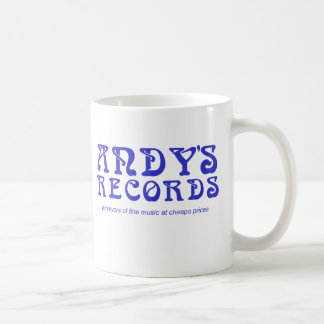 De Café Andys grava a caneca