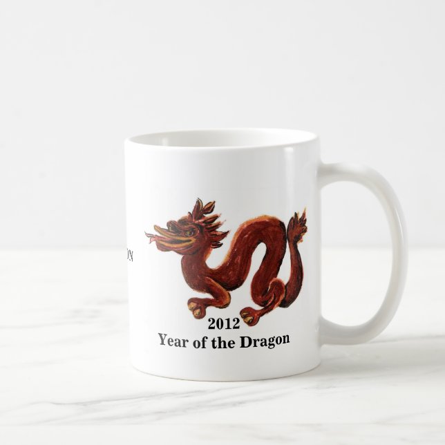 De Café Ano da caneca Dragon 2012 (Direita)