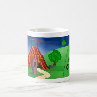 De Café Anormais e caneca dos circos grande