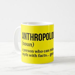 De Café Antropólogo Cultural - Caneca Engraçada