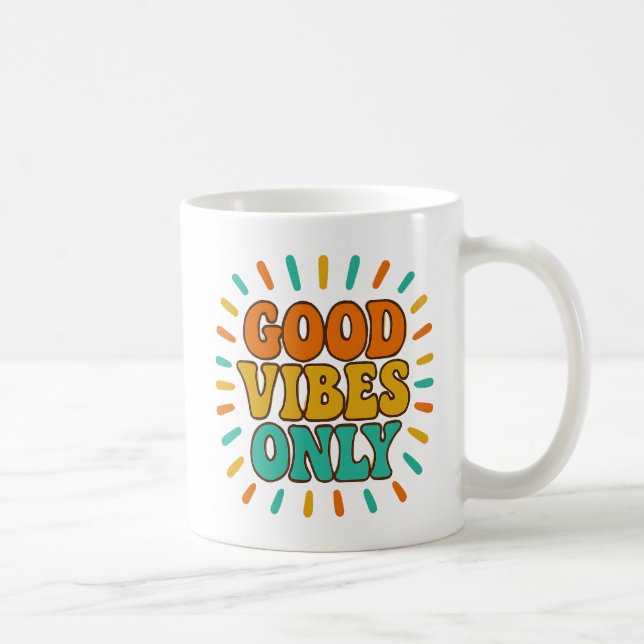 De Café Apenas Boas Vibrações - Caneca (Direita)