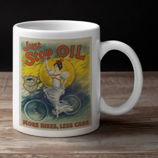 De Café Apenas Pare Óleo Caneca Mais Bicicletas Menos Carr