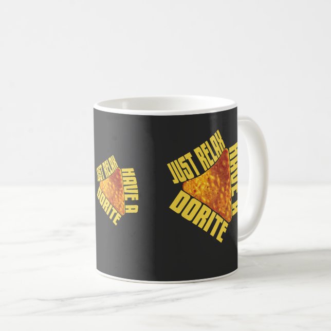 De Café Apenas Relaxar Tenha Uma Caneca Engraçada Para Ama (Frente Esquerda)