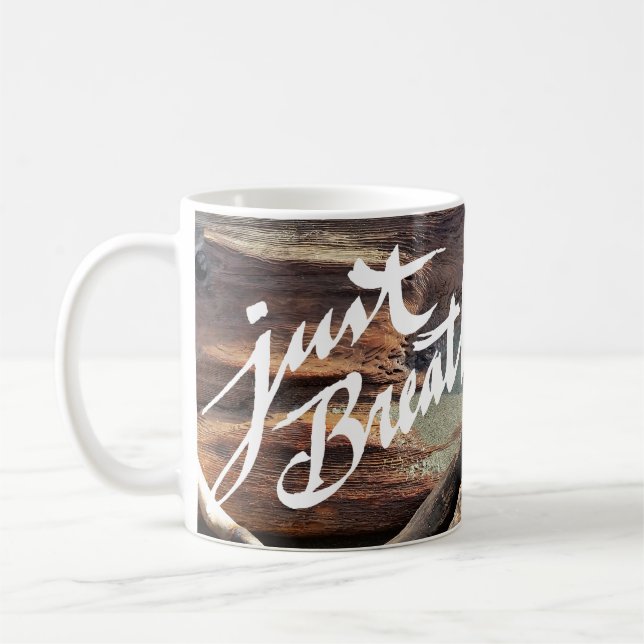 De Café Apenas respire - a caneca da praia (Esquerda)