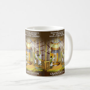 De Café Apoie sua caneca local da biblioteca