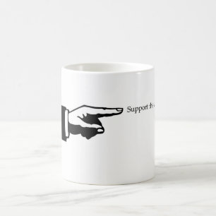 De Café Apoio do ponteiro a caneca das artes