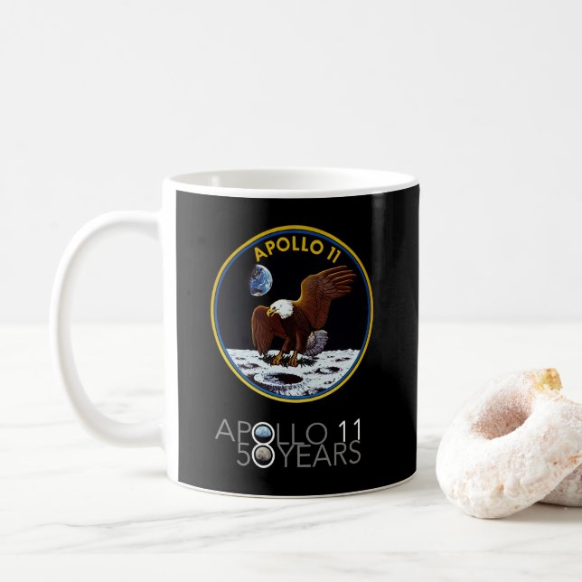 De Café Apollo 11 50º aniversário da caneca comemorativa (Com Donut)