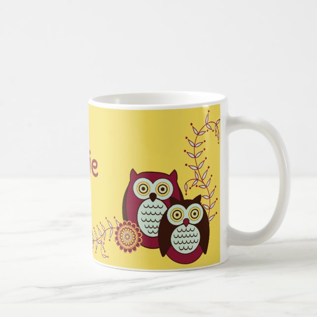De Café Apreciando a caneca do nome da luz do sol (Direita)