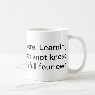 De Café Aprendendo a caneca dos Homophones