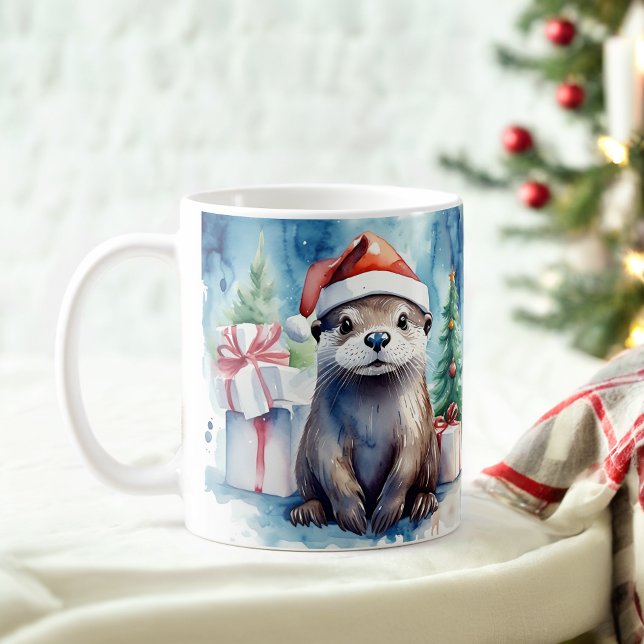 De Café Aquarela Festiva Outra Caneca Natal (Criador carregado)