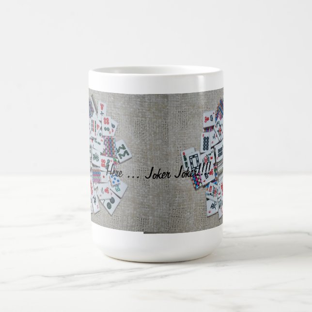 De Café aqui azulejos bege da fita da caneca do jongg do (Centro)