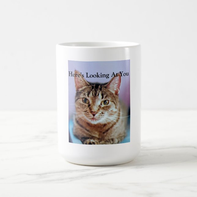 De Café Aqui está olhando-o caneca (Centro)