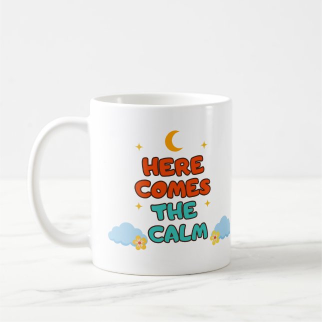De Café Aqui Vem a Calma - Caneca (Esquerda)