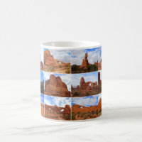 Arcos parque nacional, Utá, caneca da colagem