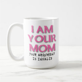 De Café Argumento da Mamãe é Inválido Caneca Divertida