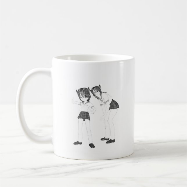 De Café Ariel: Caneca 1 da Diabo-Menina do segundo grau (Esquerda)