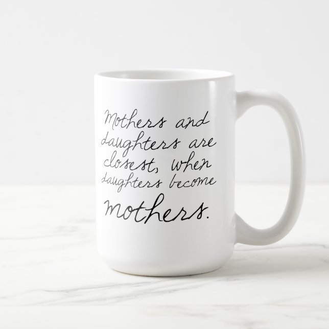 De Café As filhas transformam-se caneca das citações das (Direita)