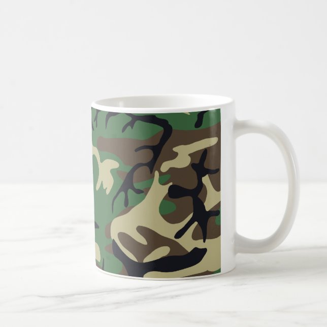 De Café As forças armadas camuflam a caneca (Direita)